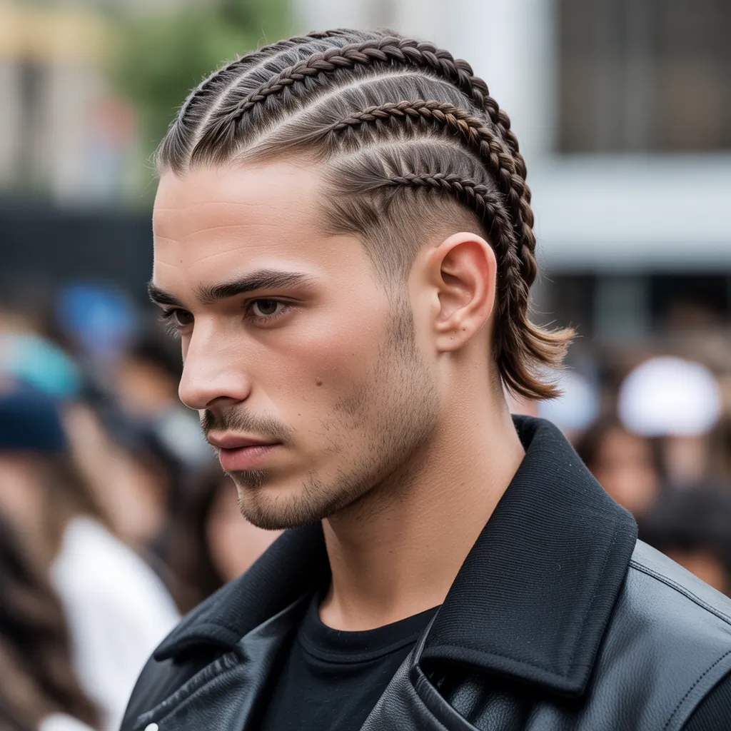 mens braids hairstyles with undercut