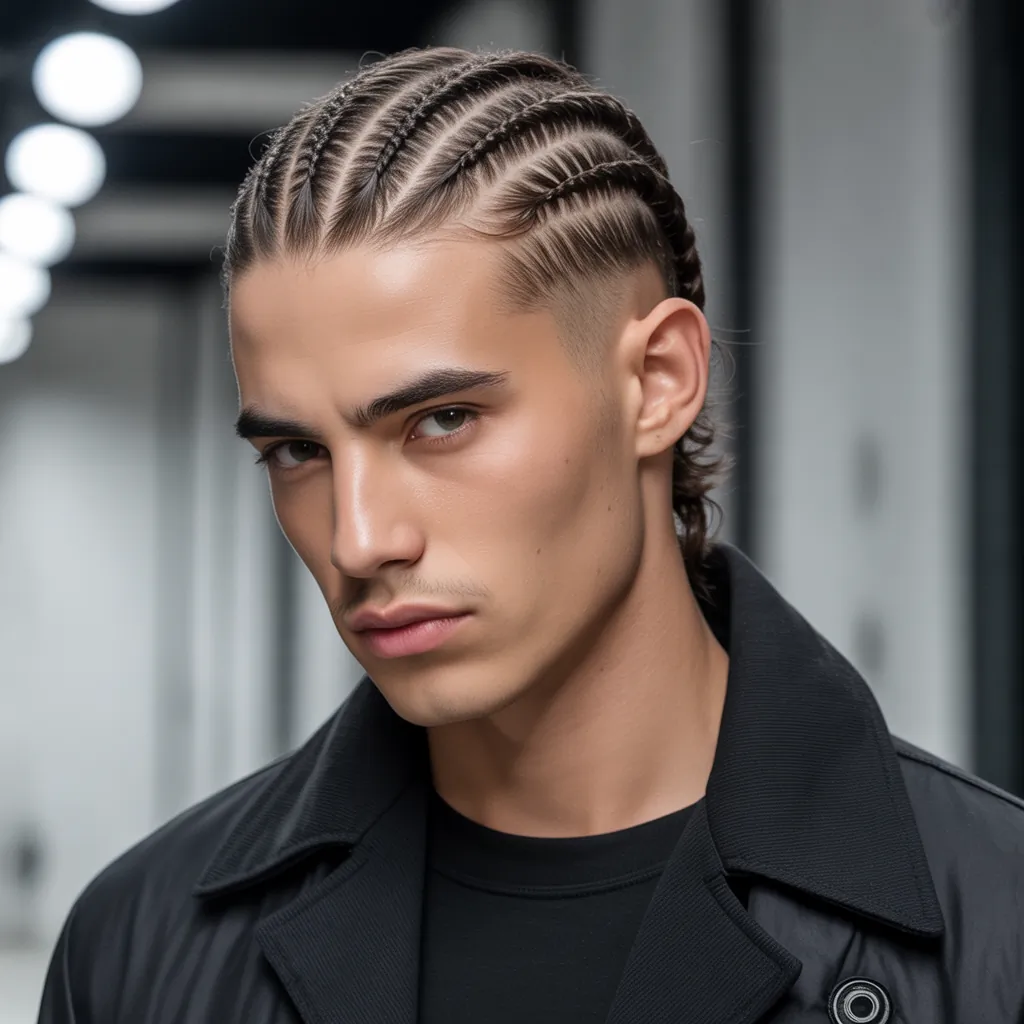 mens braids hairstyles with undercut