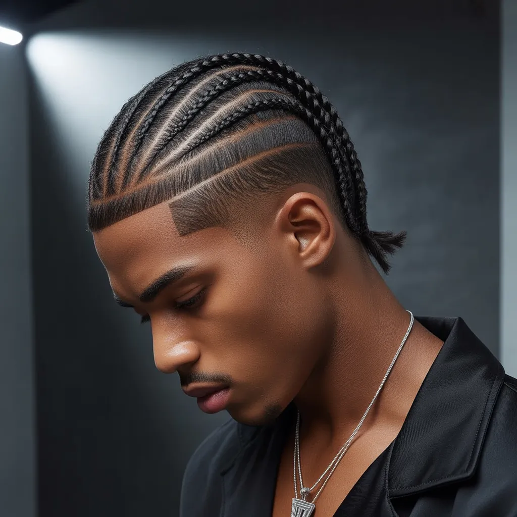 mens braids hairstyles with undercut