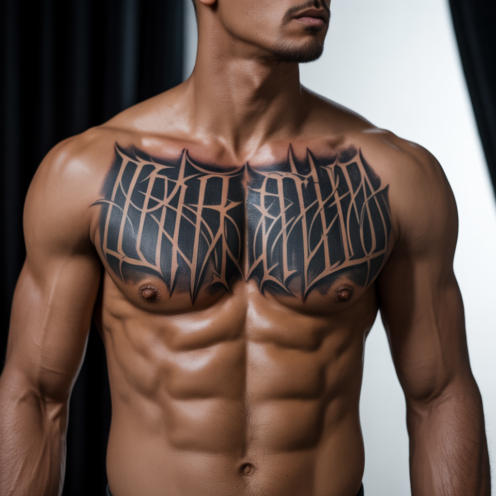 mens chest tattoo ideas