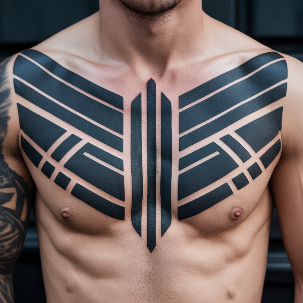 mens chest tattoo ideas