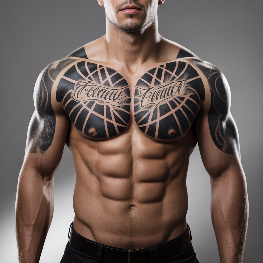 mens chest tattoo ideas