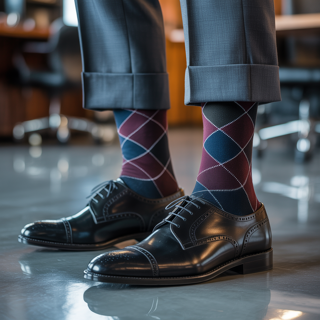 mens dress socks