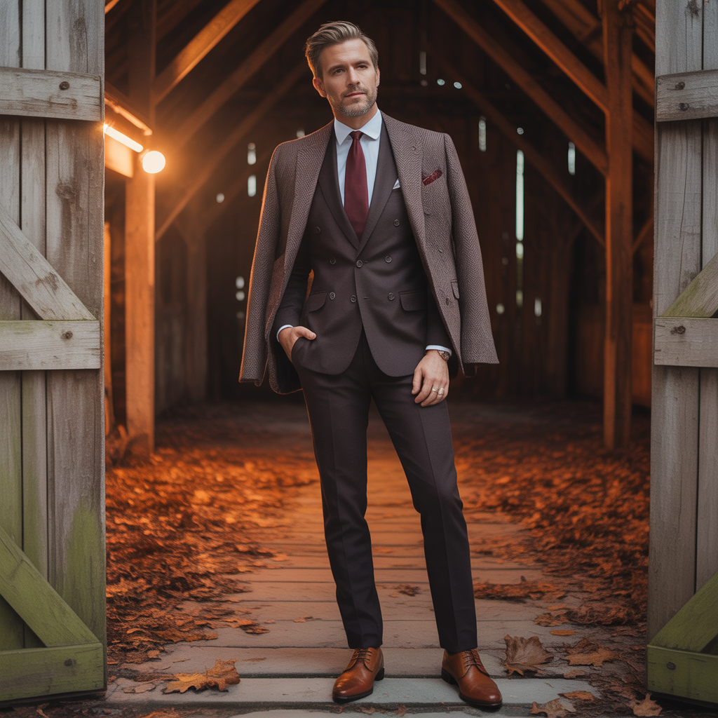mens fall wedding outfit ideas