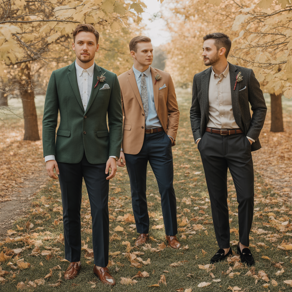 mens fall wedding outfit ideas
