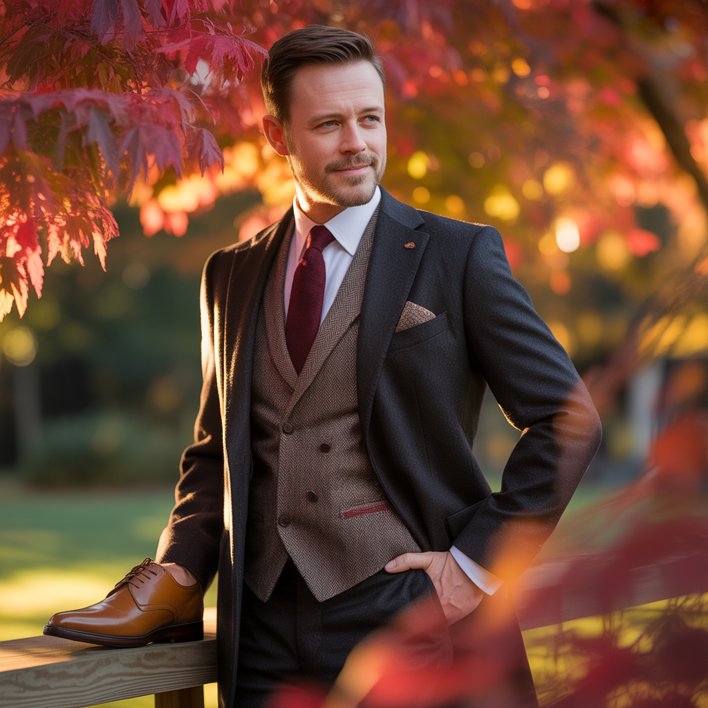 mens fall wedding outfit ideas