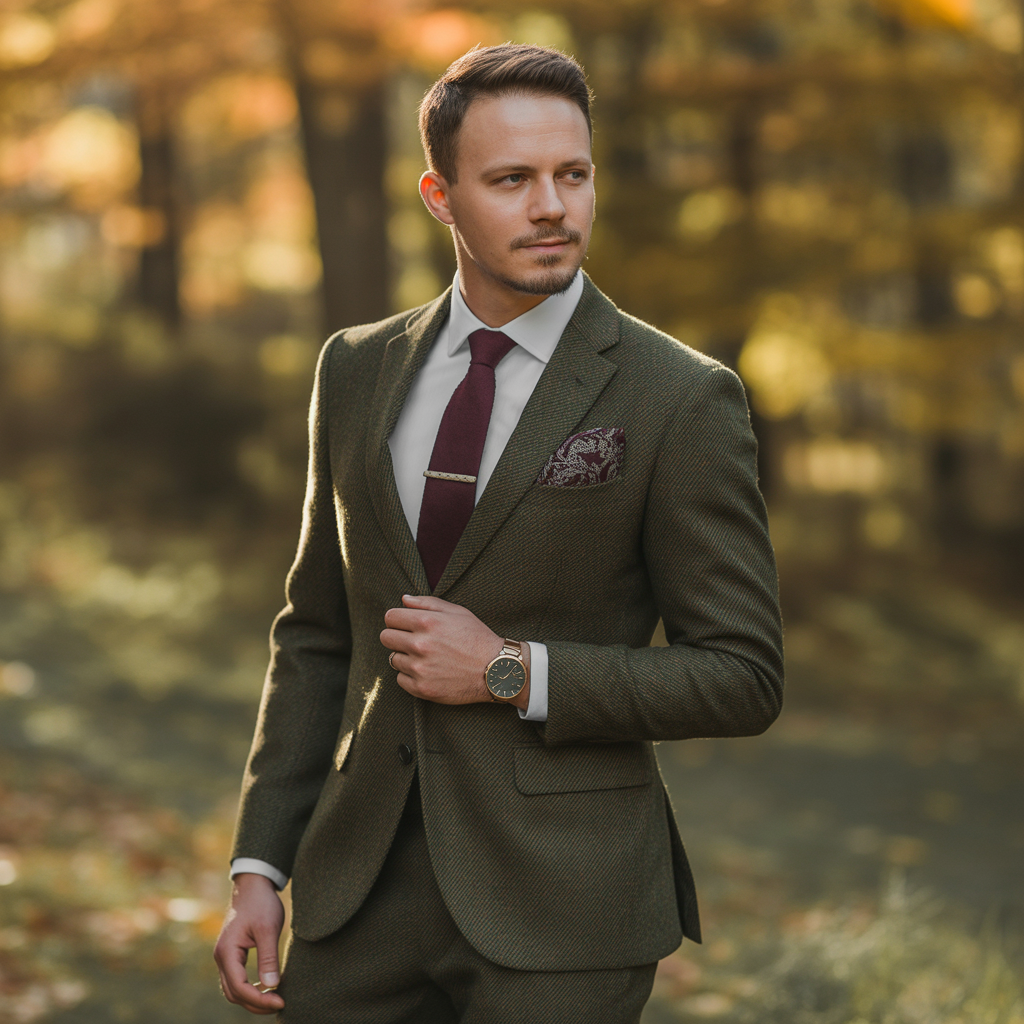 mens fall wedding outfit ideas