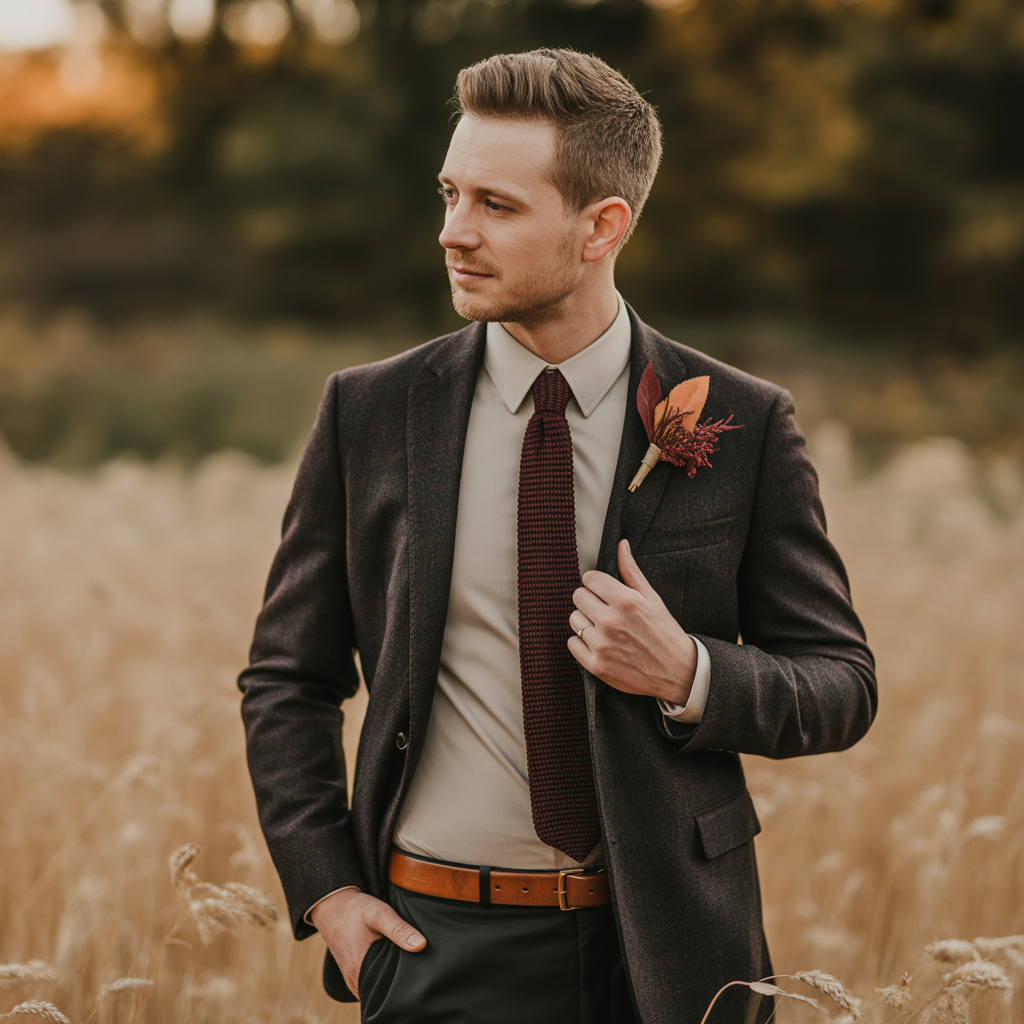 mens fall wedding outfit ideas