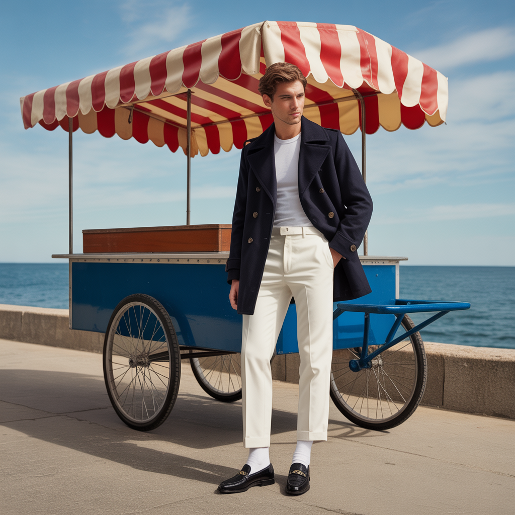 mens fashion fish chips