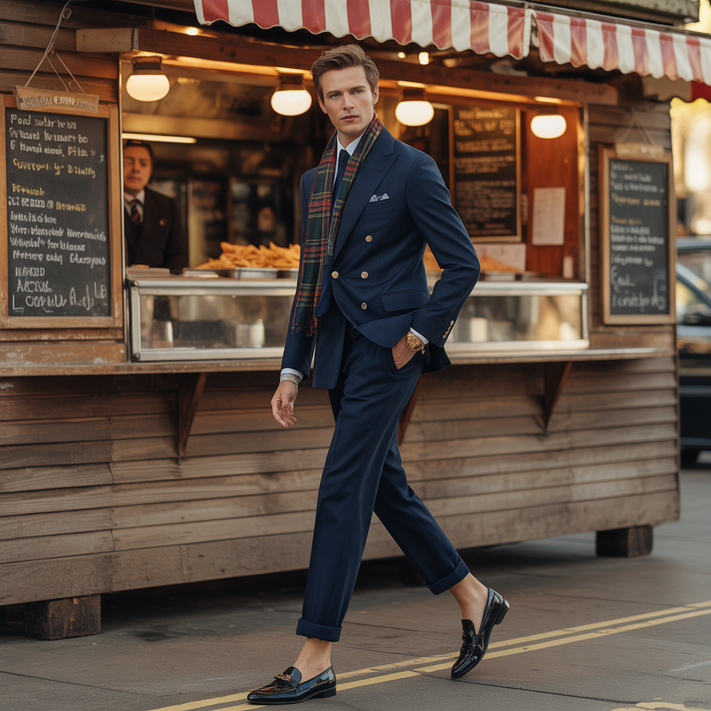 mens fashion fish chips