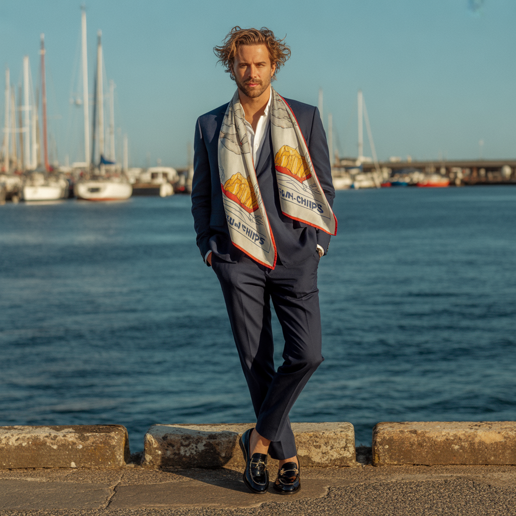 mens fashion fish chips