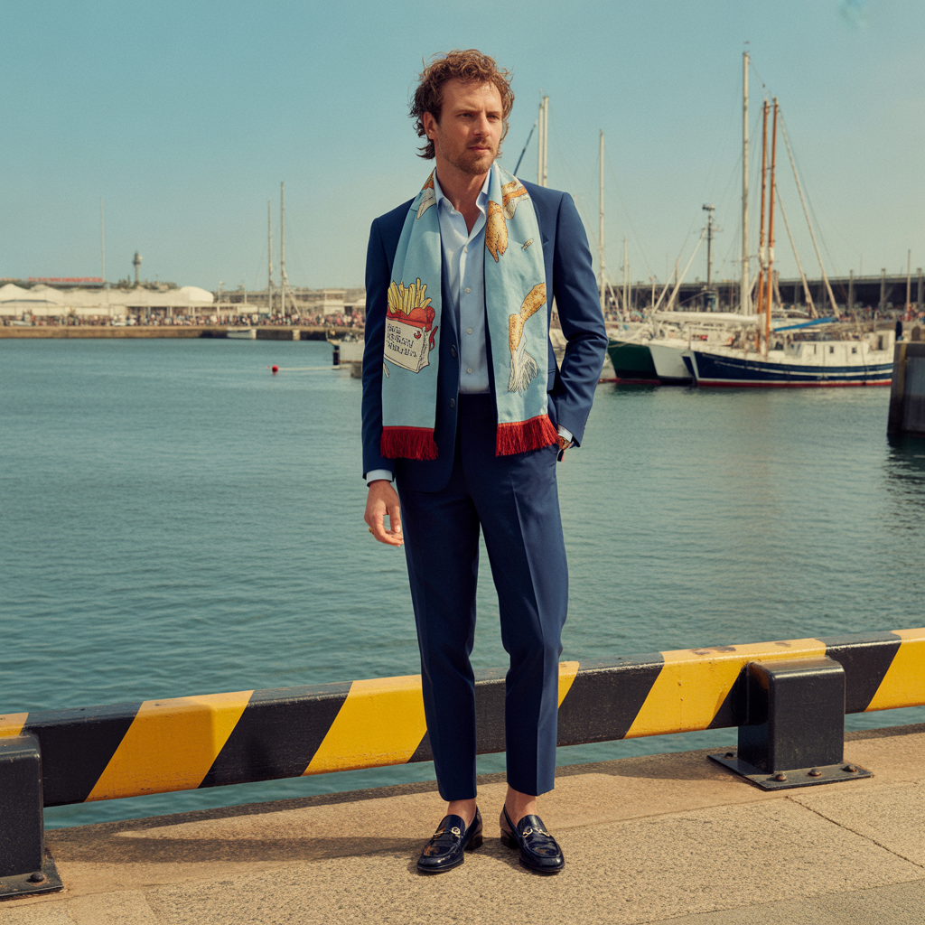 mens fashion fish chips