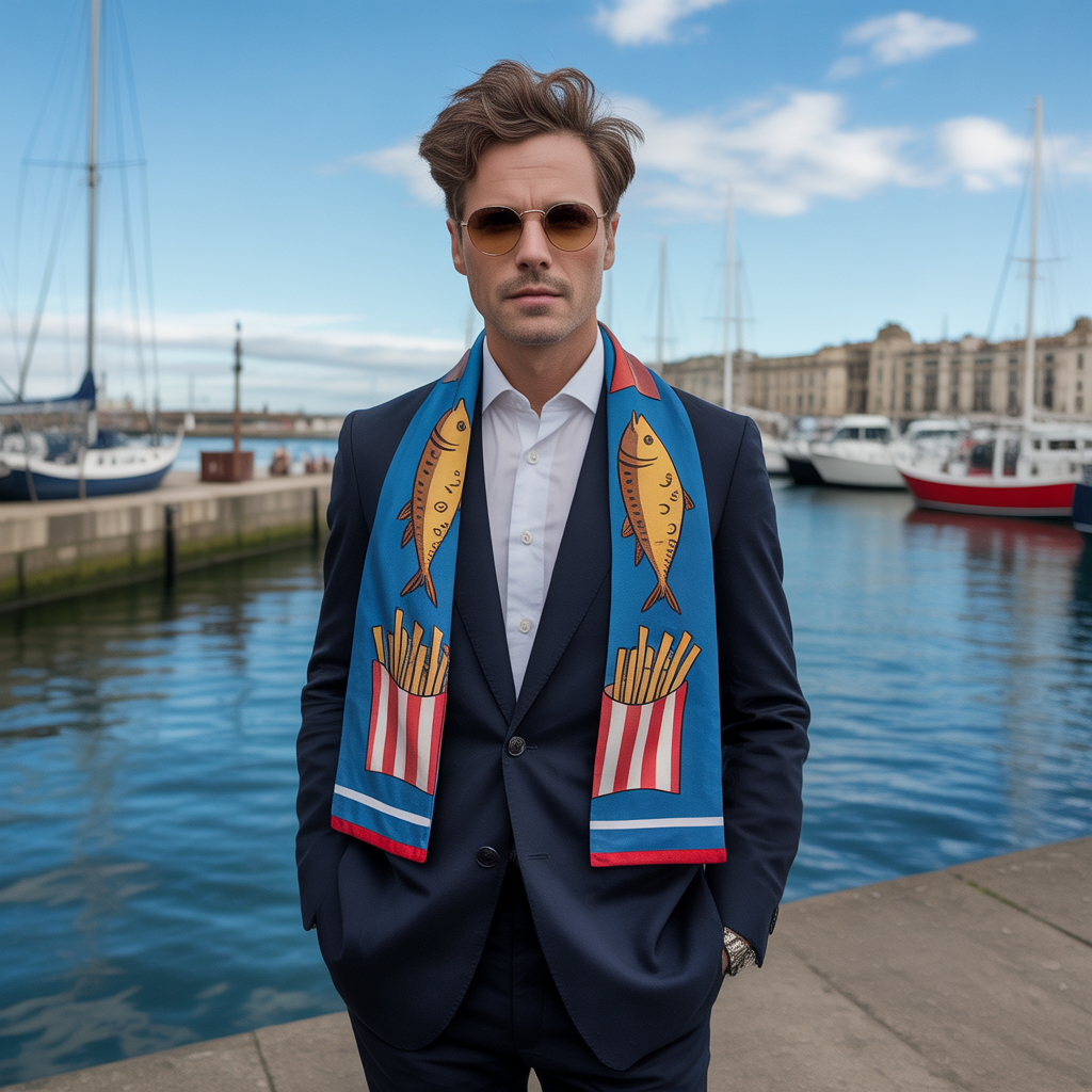 mens fashion fish chips
