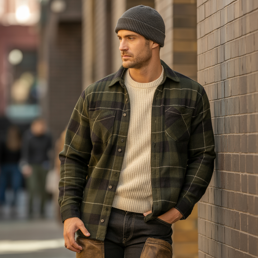 mens flannel outfit ideas