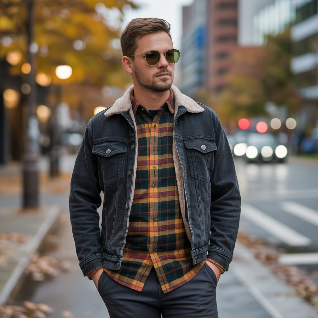 mens flannel outfit ideas
