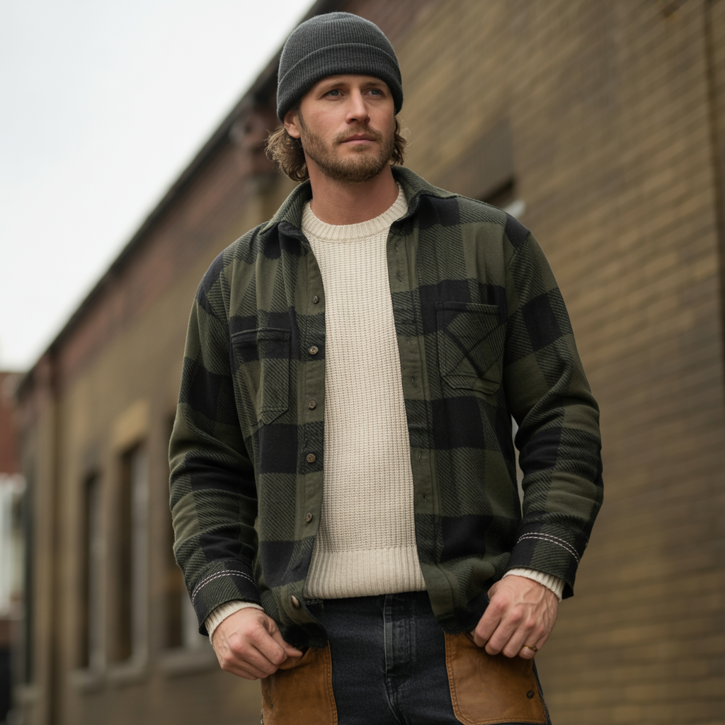 mens flannel outfit ideas