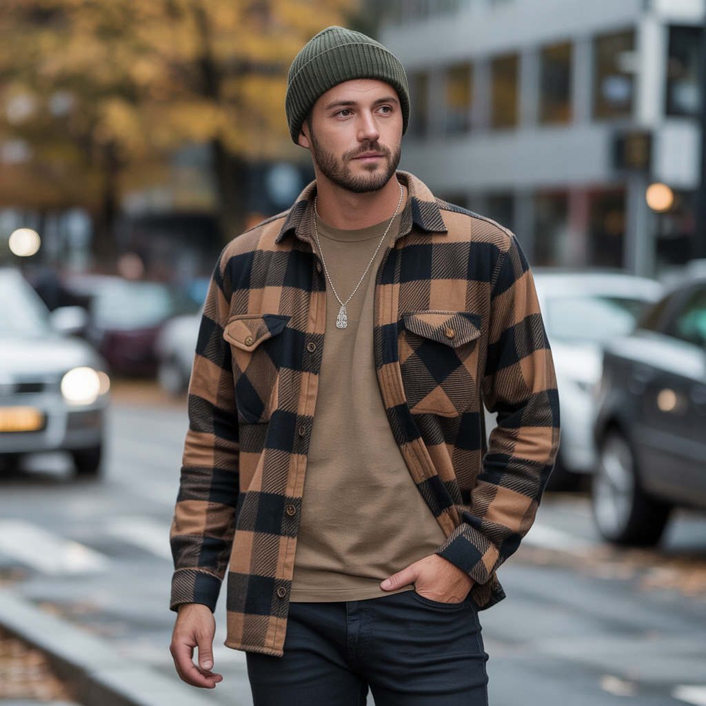 mens flannel outfit ideas