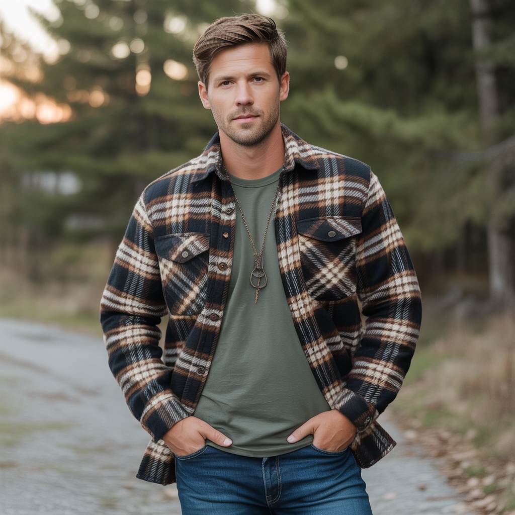 mens flannel outfit ideas