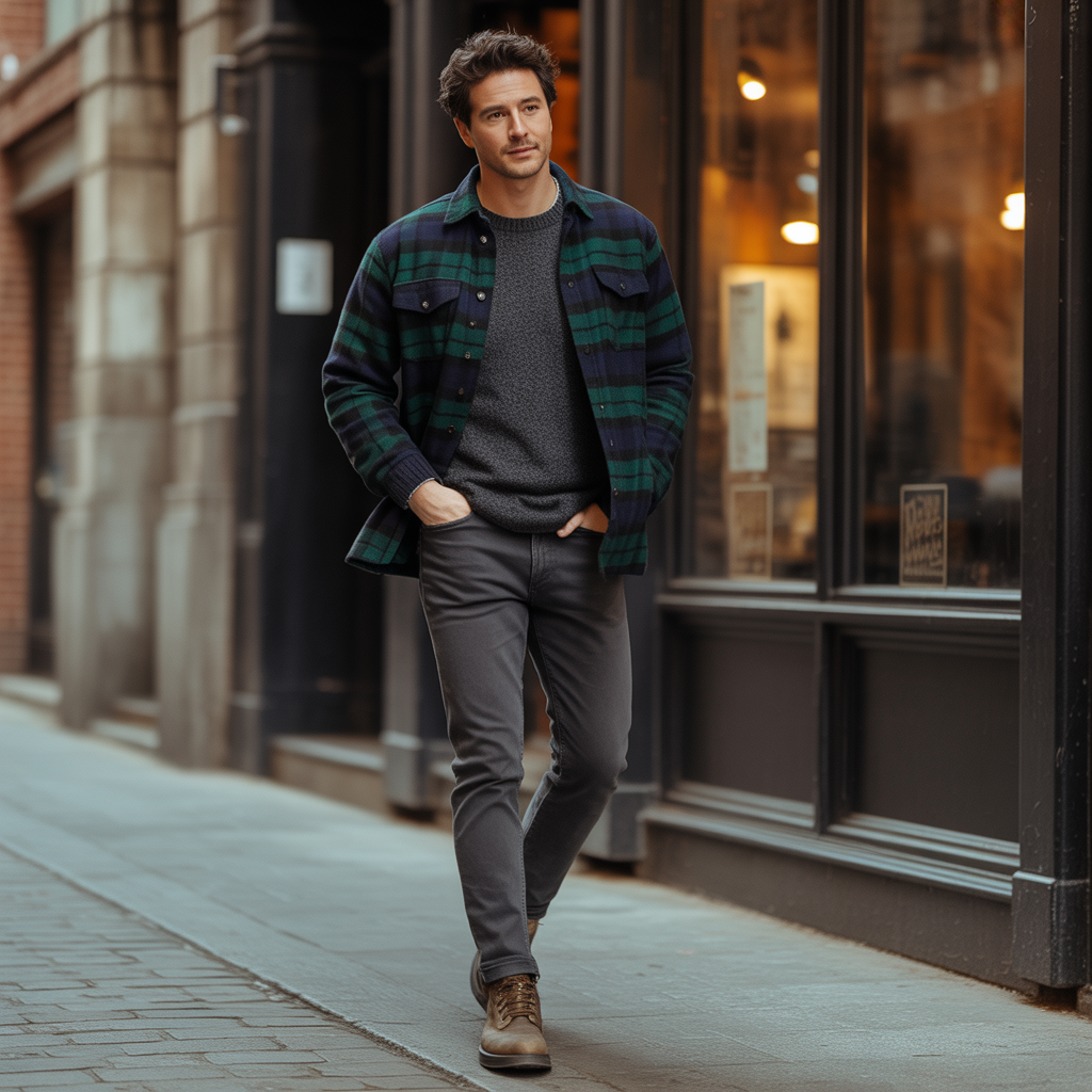 mens flannel outfit ideas