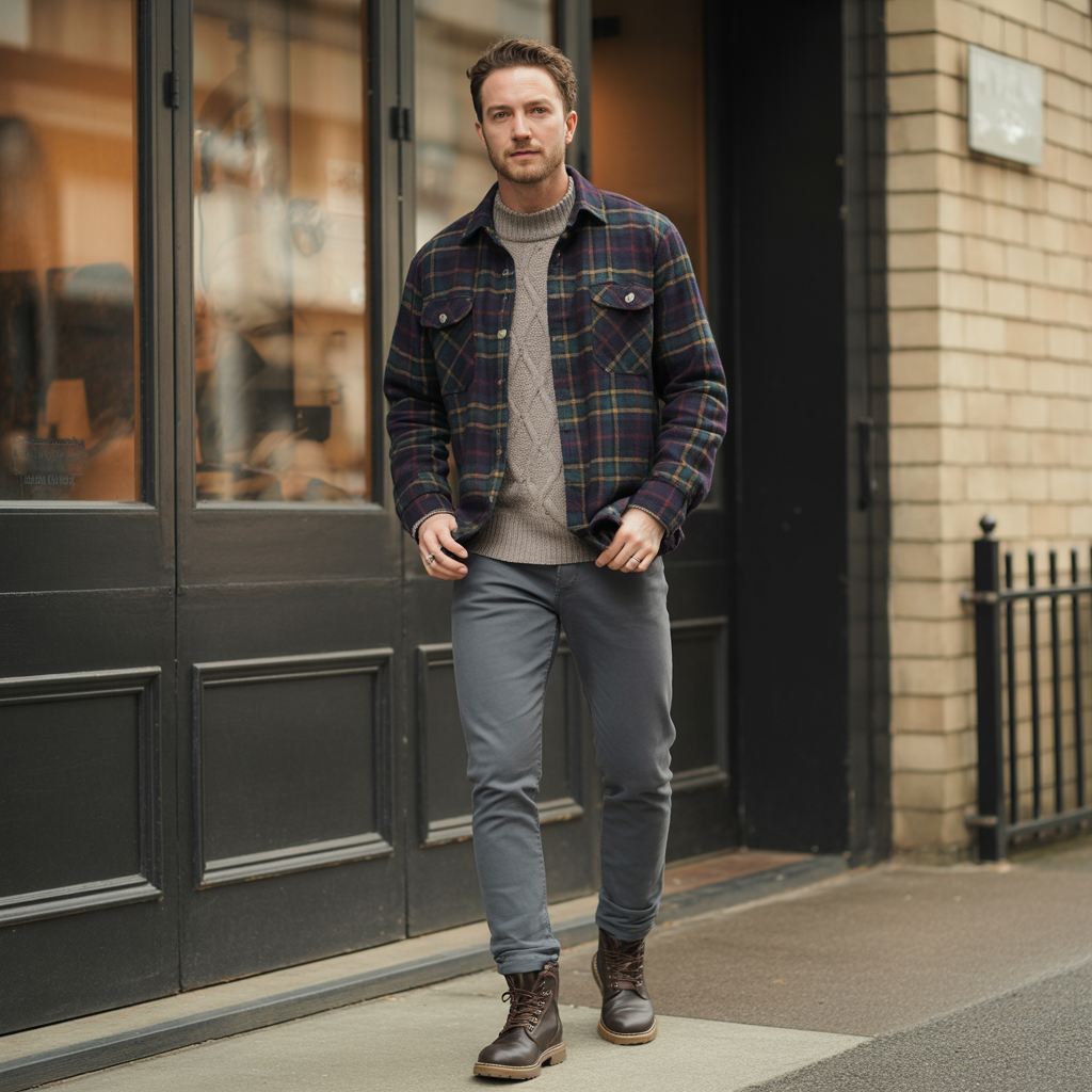 mens flannel outfit ideas