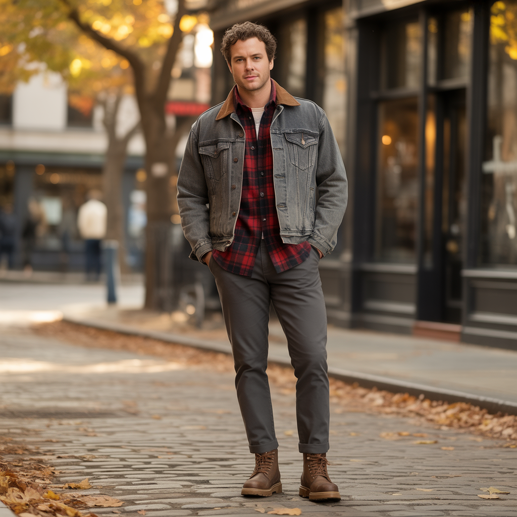 mens flannel outfit ideas
