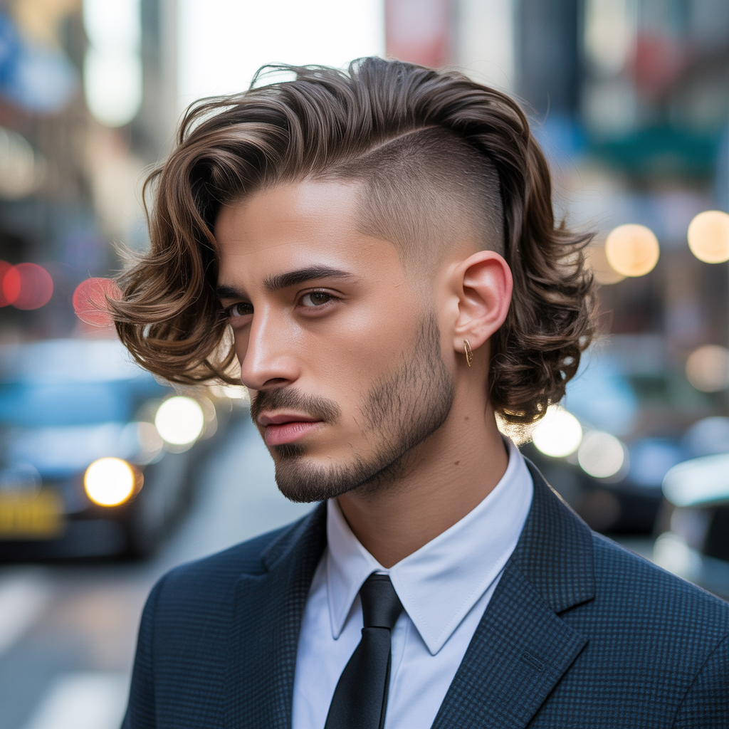 mens flow haircut