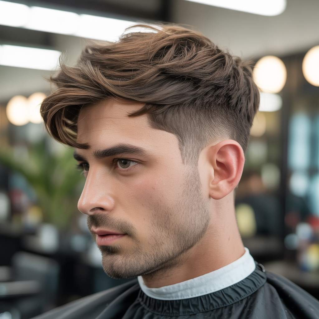 mens flow haircut
