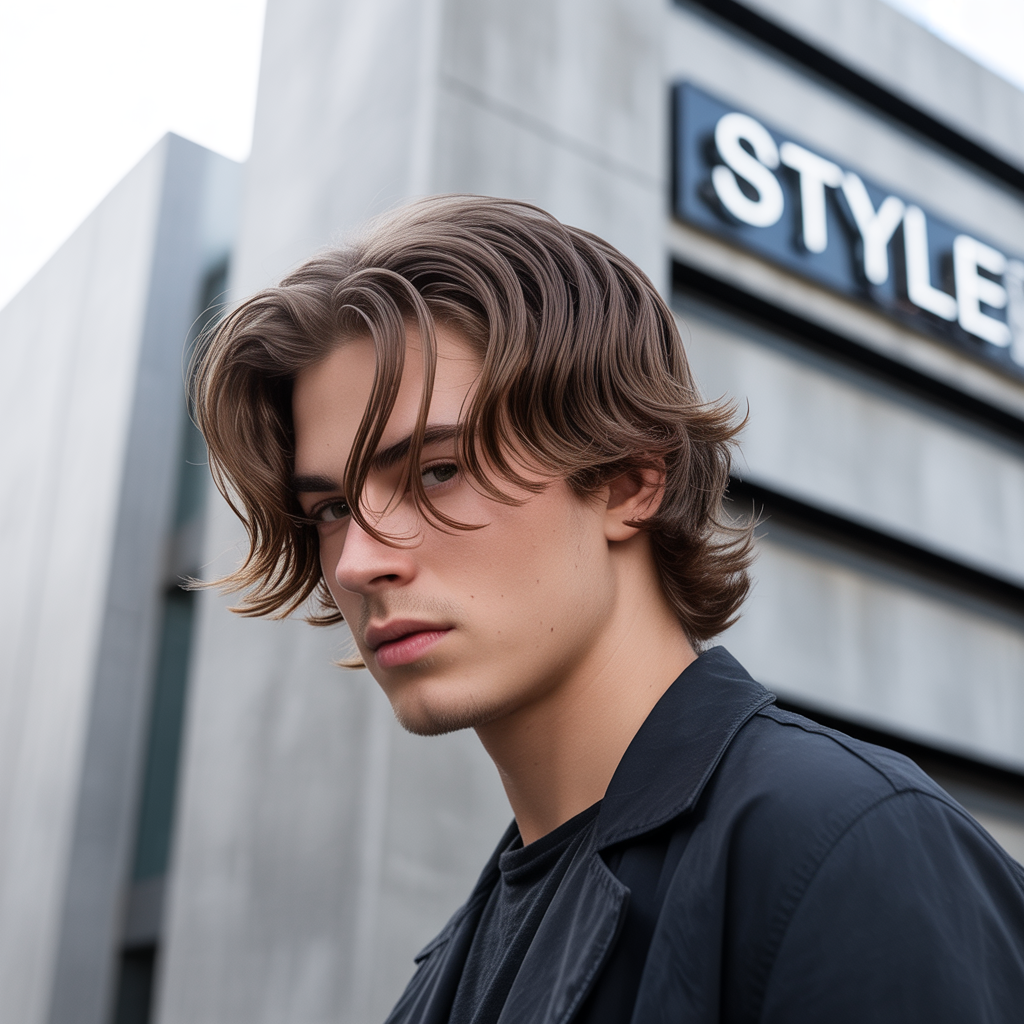 mens flow haircut