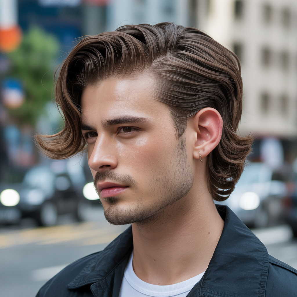 mens flow haircut