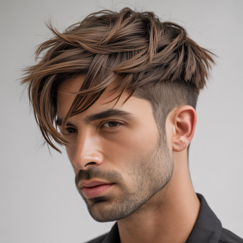 mens flow haircut