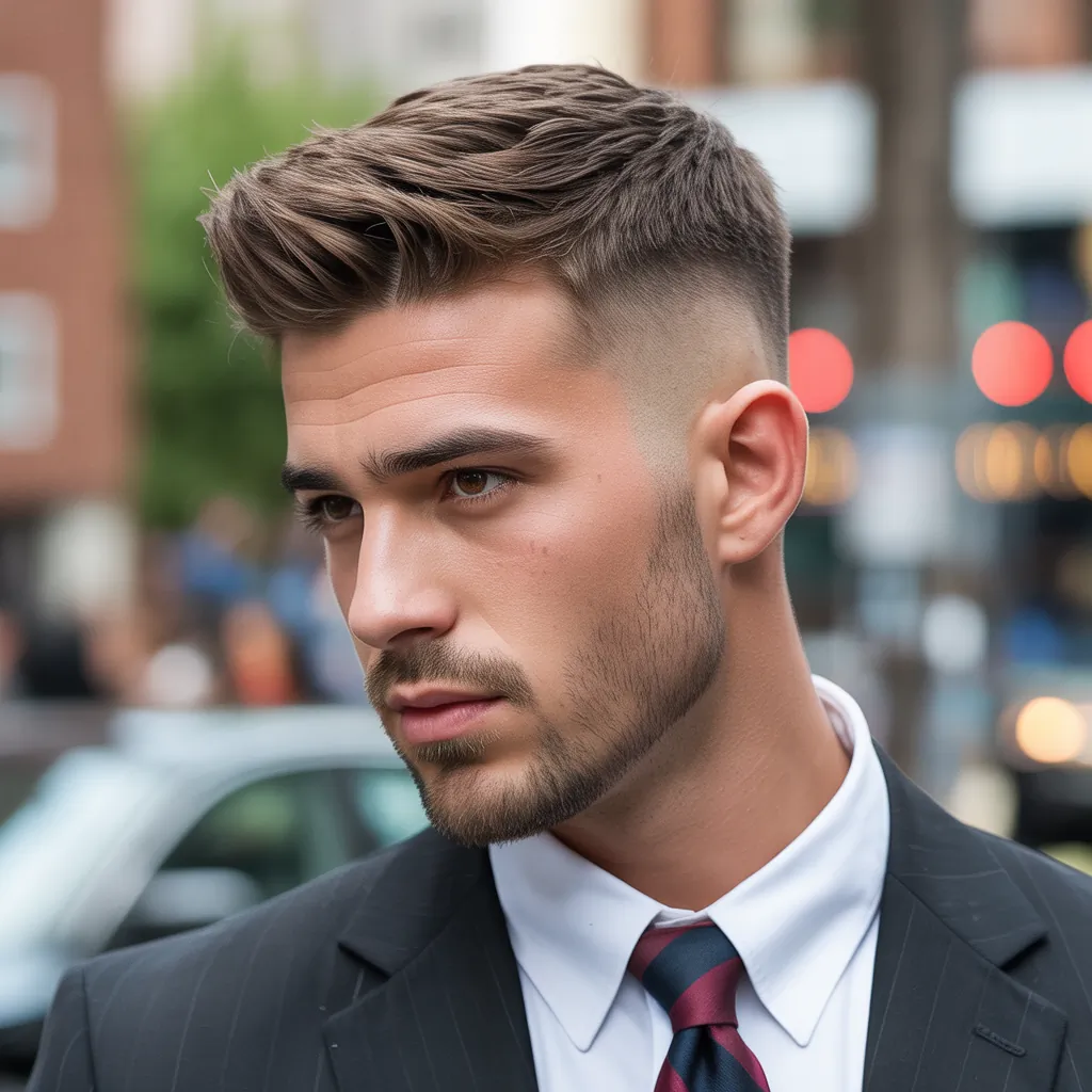 men's haircut