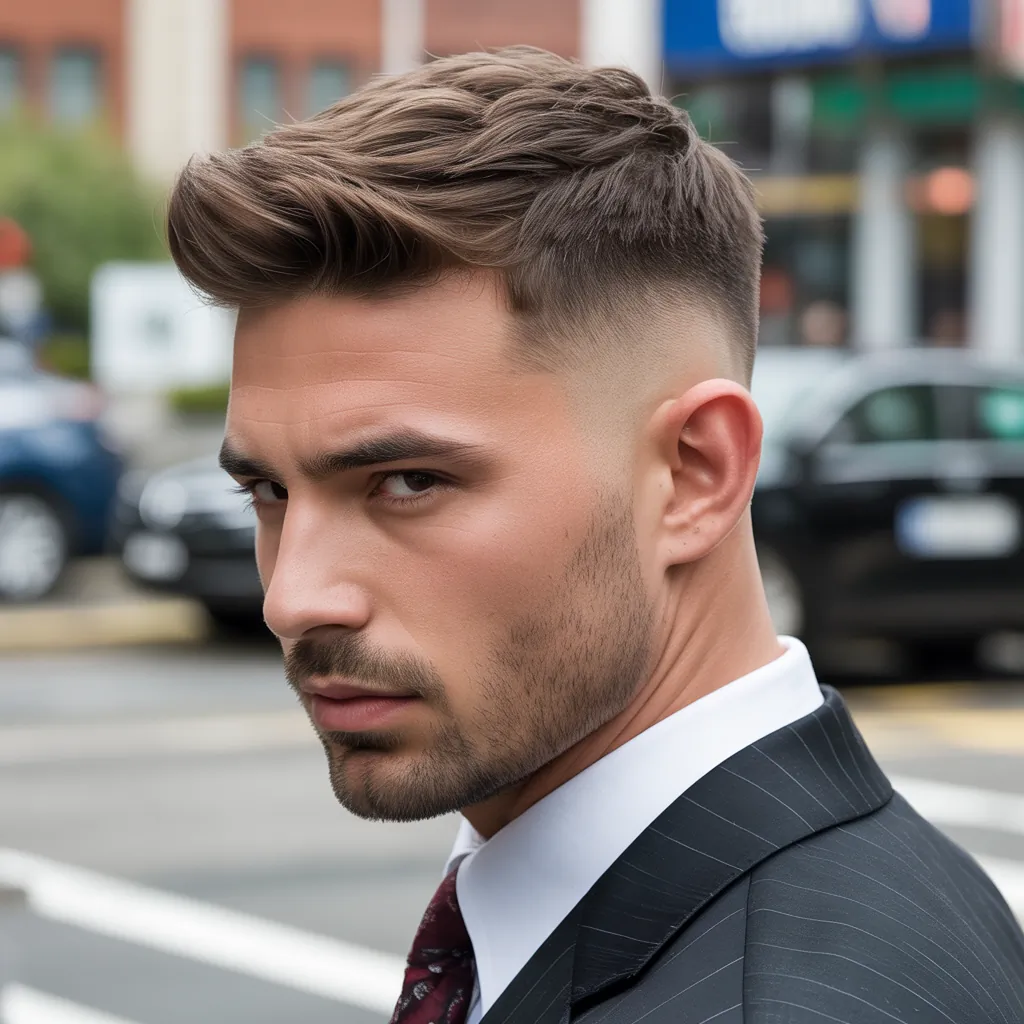 men's haircut