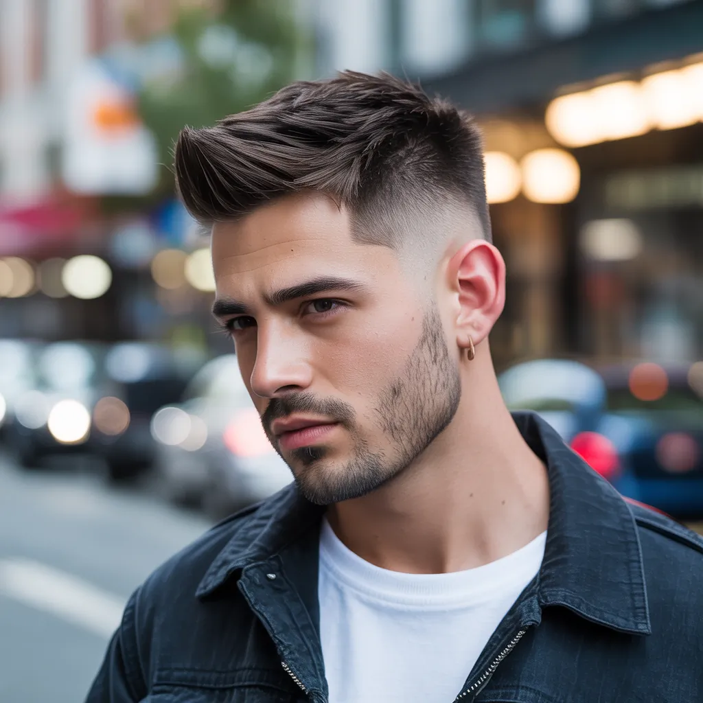 men's haircut