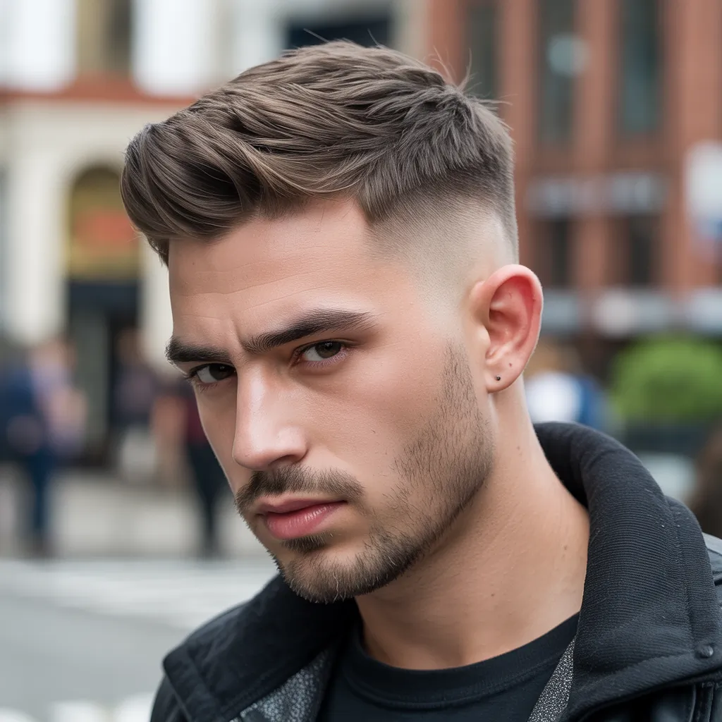 men's haircut