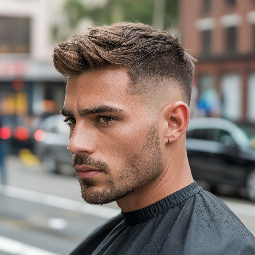 mens haircut