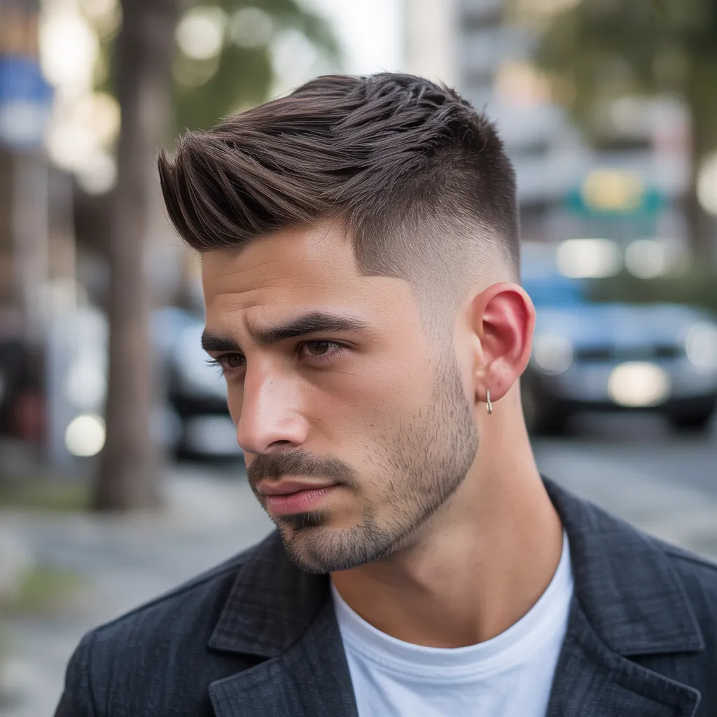 men's haircut