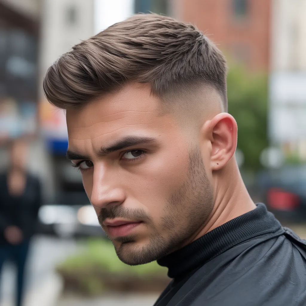 men's haircut