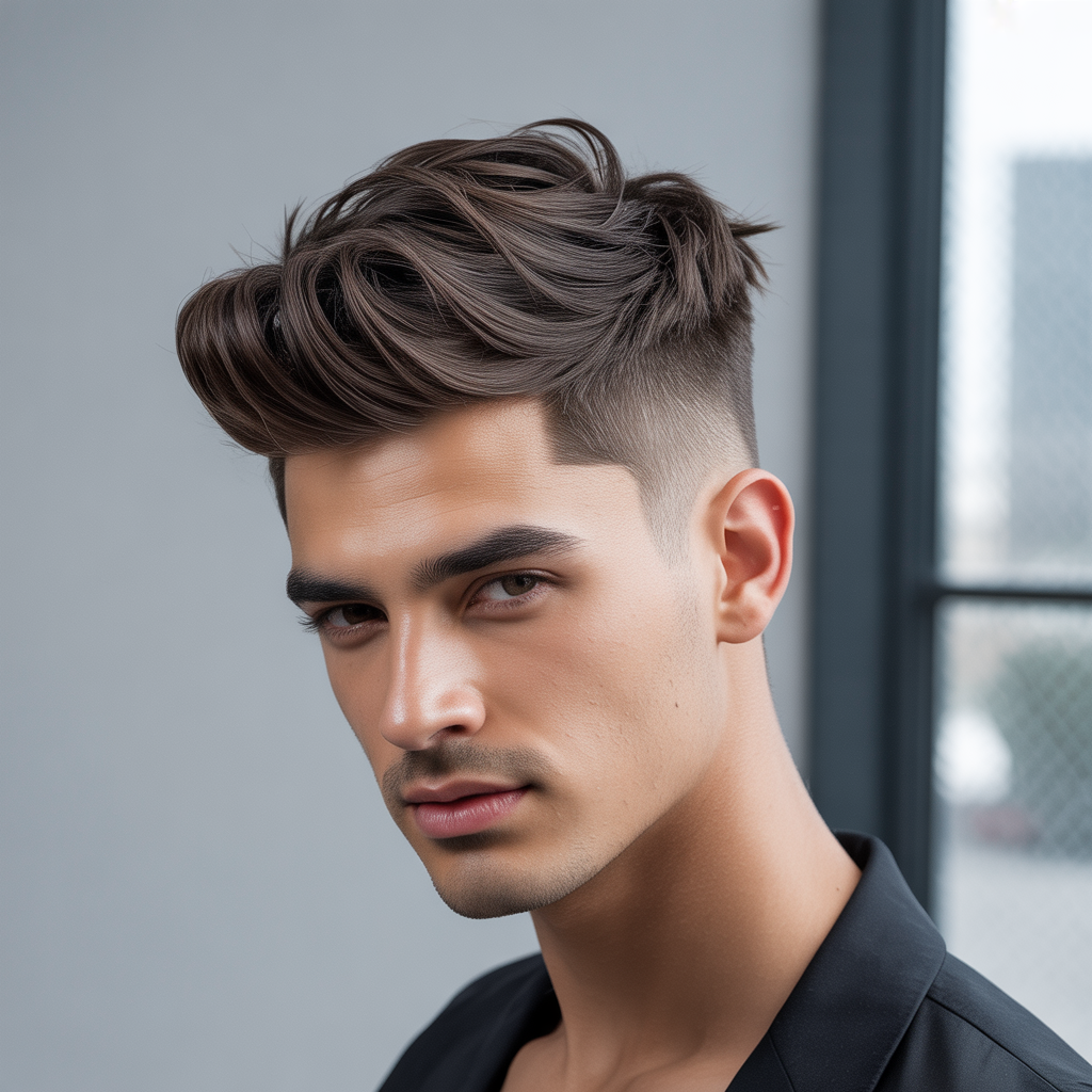 mens hairstyles for diamond shaped faces