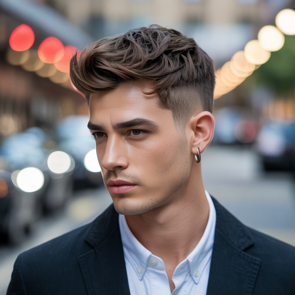 mens hairstyles for diamond shaped faces