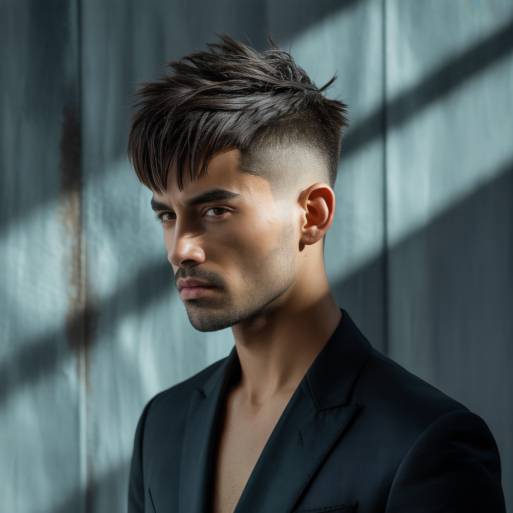 mens hairstyles for diamond shaped faces