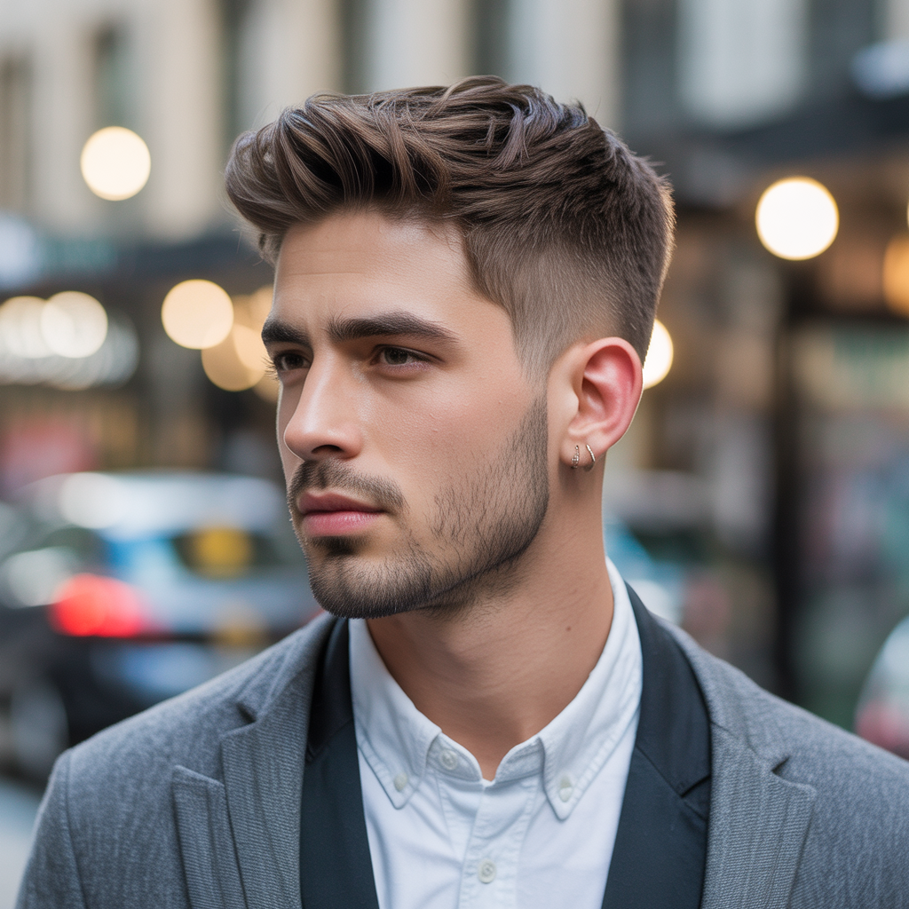 mens hairstyles for diamond shaped faces