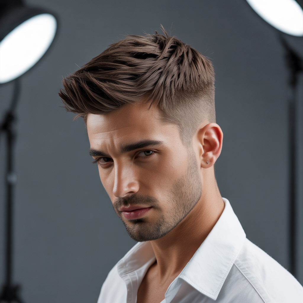 mens hairstyles for diamond shaped faces
