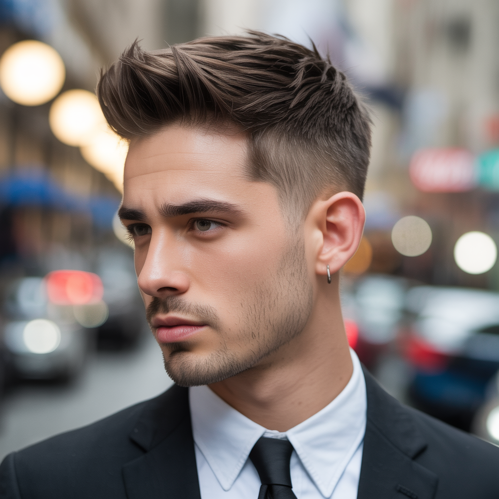 mens hairstyles for diamond shaped faces