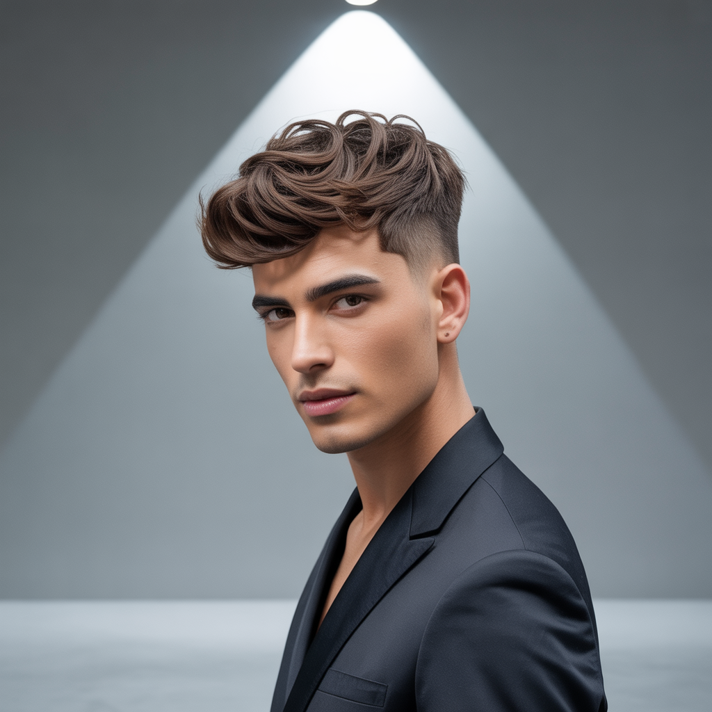 mens hairstyles for diamond shaped faces