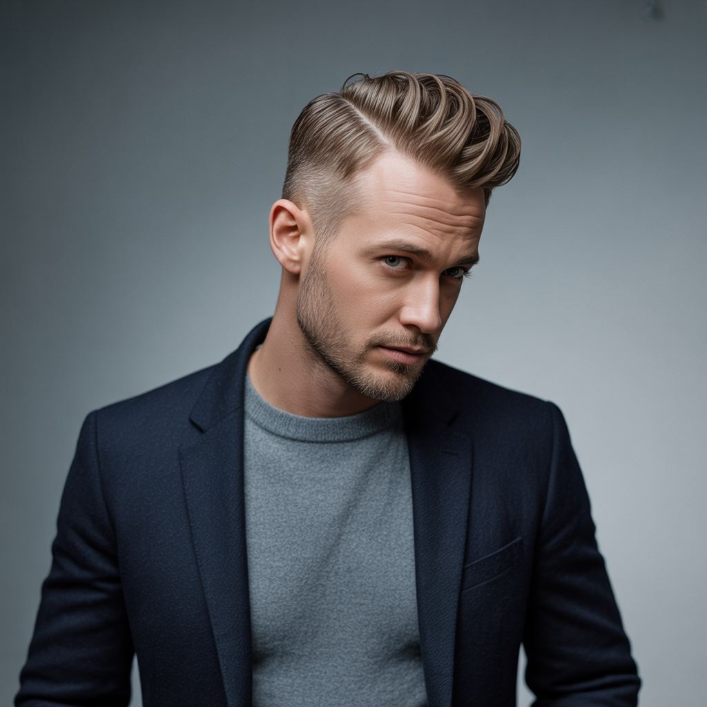 mens hairstyles for receding hairline