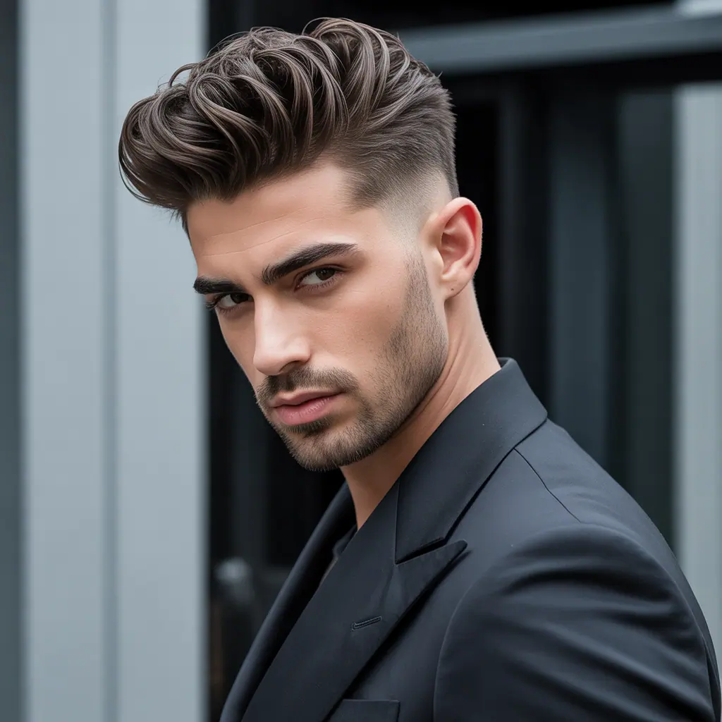 mens hairstyles for thick eyebrows
