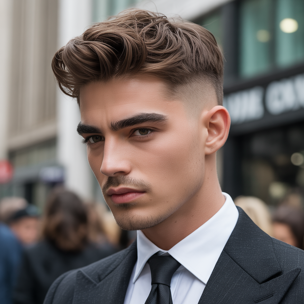 mens hairstyles for thick eyebrows