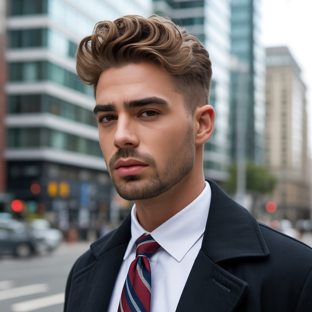 mens hairstyles for thick eyebrows