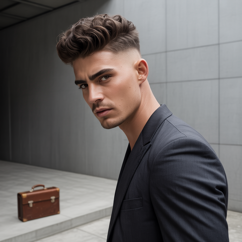 mens hairstyles for thick eyebrows