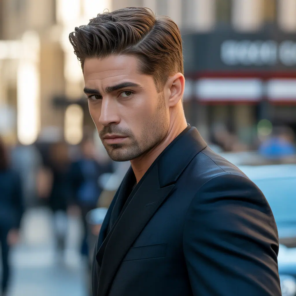 mens hairstyles for thick eyebrows